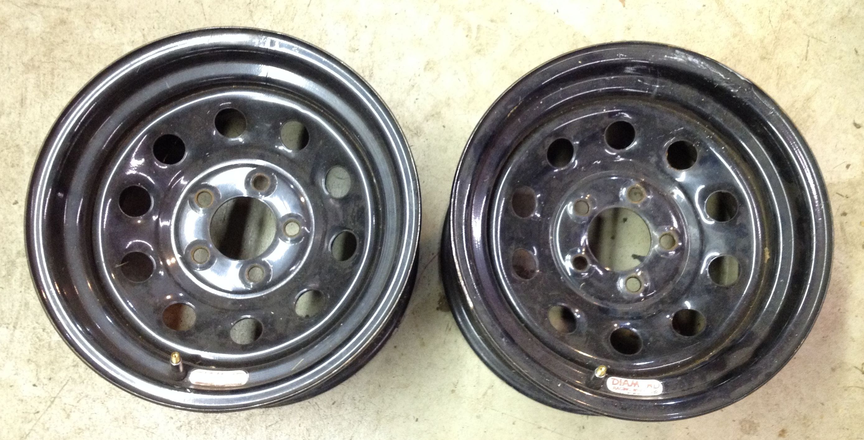 steel wheels. 4x100 13 x 5